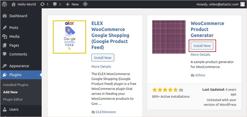plugin WooCommerce Product